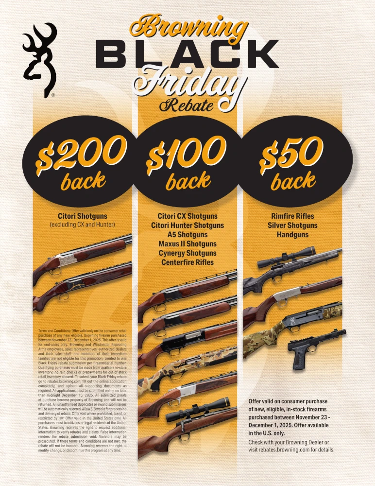2025 Browning Black Friday Rebate 2025 Browning Black Friday Rebate