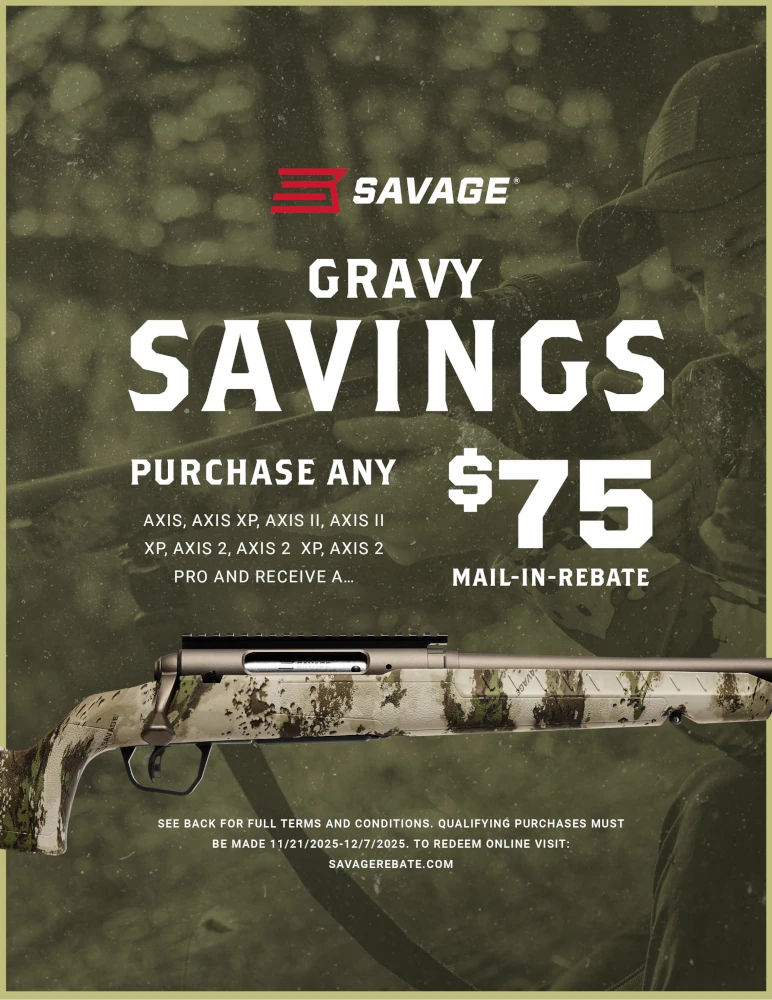 Savage_GravySavings_Promotions 8.5x11 Savage Rebate
