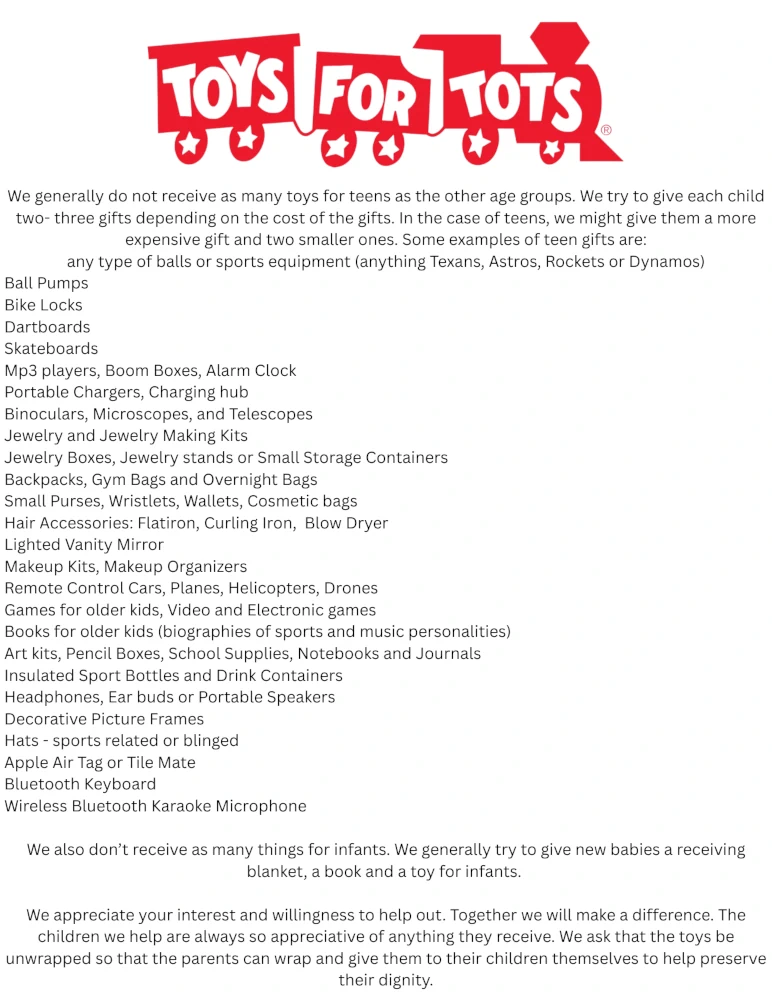 gift ideas toys for tots