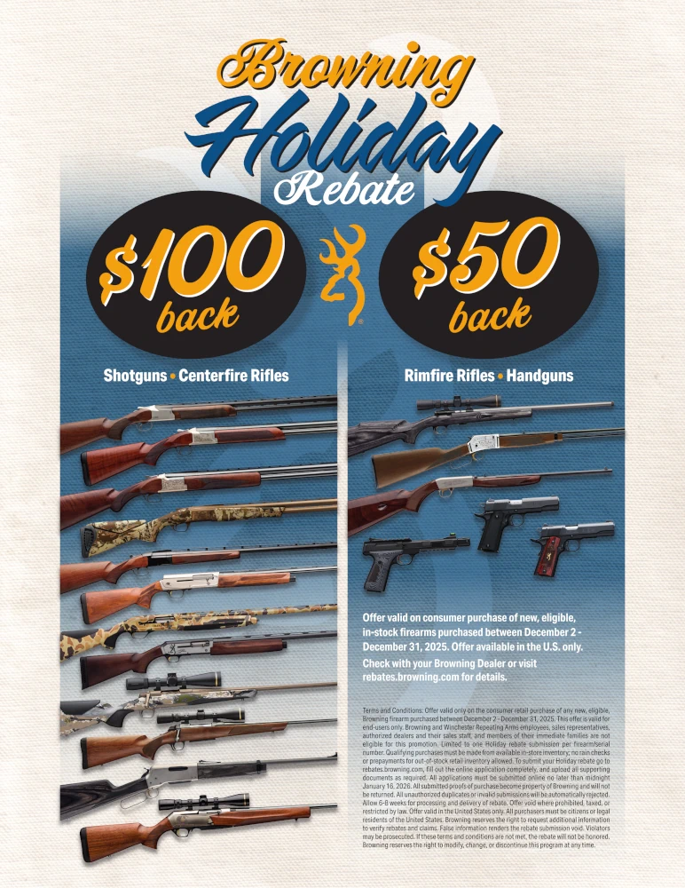 2025 Browning Holiday Rebate 2025 Browning Holiday Rebate